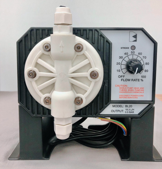 Bơm Định Lượng hóa chất lỏng Black Stone 18.3 lít/giờ 0.5 bar BL20-2 Hanna