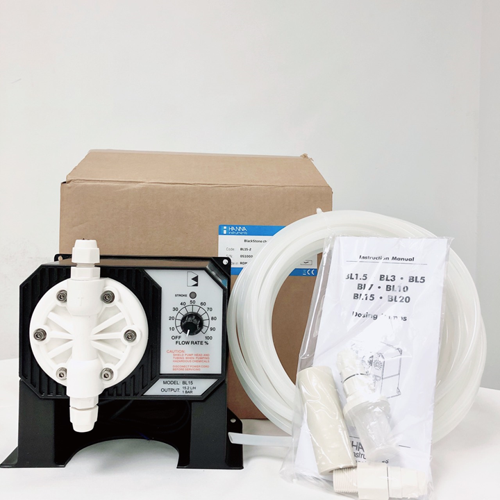 Bơm Định Lượng hóa chất lỏng Black Stone 15.2 lít/giờ 1 bar BL15-2 Hanna