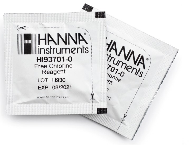 Thuốc Thử Clo Dư Dùng Cho Máy Đo, 100 Lần Đo HI93701-01 Hanna