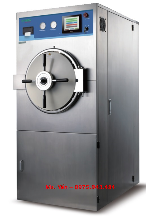 Nồi hấp tiệt trùng tự động, 350 lít, bơm chân không, bơm nước tự động, PLC SAT-600HPW Sturdy