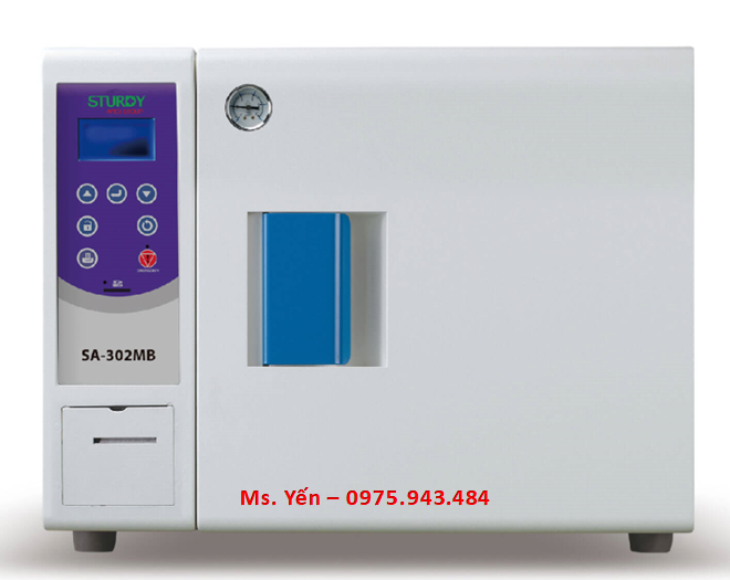 Nồi hấp tiệt trùng để bàn 50 lít SA-302MB Sturdy (ó ghi dữ liệu, máy in, sấy khô chân không)