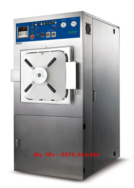 Nồi hấp tiệt trùng tự động 680 lít, điều khiển PLC áp suất, sấy chân không SAT-S0680 Sturdy