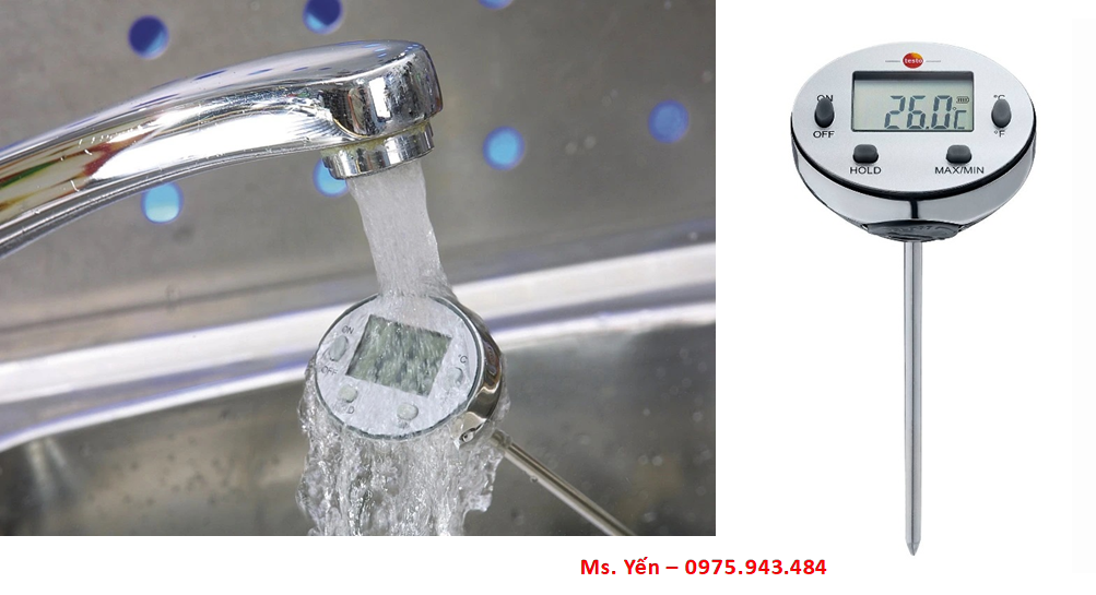 Nhiệt kế điện tử chống thấm nước -20oC đến 230oC 5384-0012 (0560 1113) TESTO/ Burkle