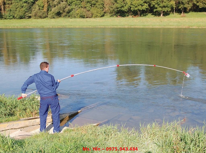 Thanh (tay cầm) lấy mẫu nước thủ công dài 6m, 4 thanh nối 5355-0600 Burkle