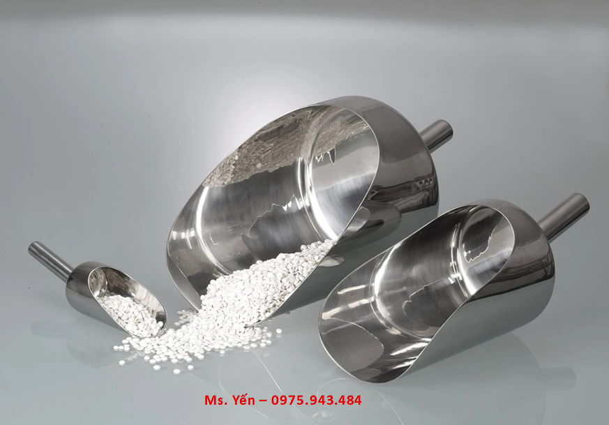 Muỗng lấy mẫu bằng thép không gỉ 500ml PharmaScoop 5324-0018 Burkle