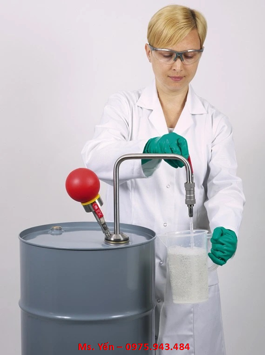 Bơm tay dung dịch bằng thép không gỉ, 10 lít/phút 5603-1000 Burkle