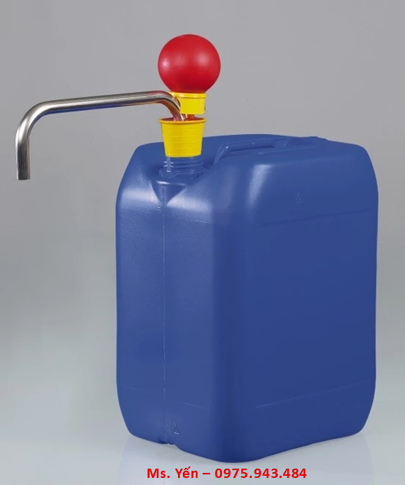 Bơm tay dung dịch hóa chất OTAL 26 lít/phút, bằng thép không gỉ 5005-4000 Burkle