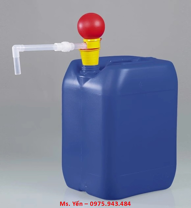 Bơm tay dung dịch hóa chất OTAL 20 lít/phút, bằng PVDF 5005-3000 Burkle