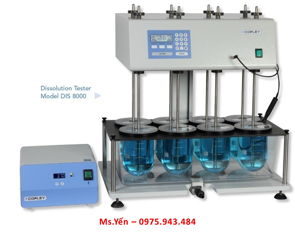 Máy đo độ hòa tan 8 vị trí DIS 8000 Copley