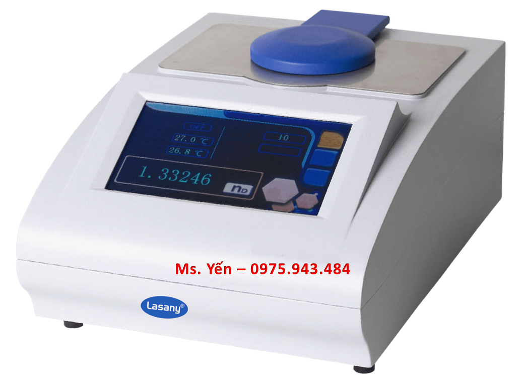 Khúc xạ kế ABBE tự động Lasany LI-R502 (Màn hình cảm ứng; nD: 1.30000 - 1.70000; Brix: 0-100%)