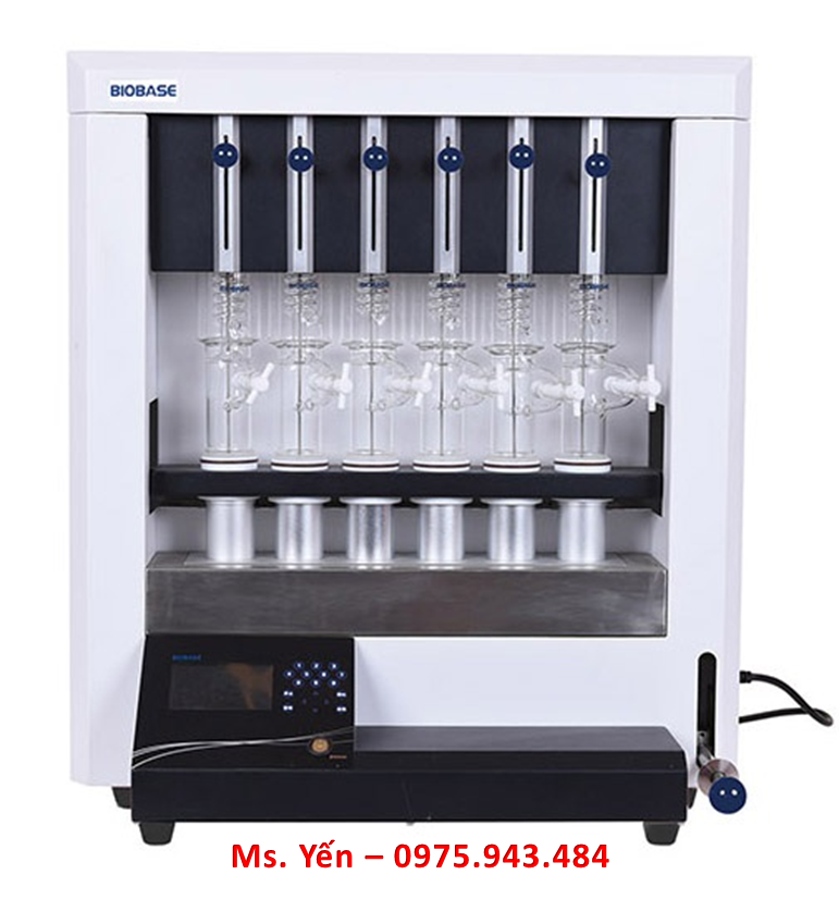 Bộ chiết chất béo Soxhlet 6 vị trí Biobase BFA-2