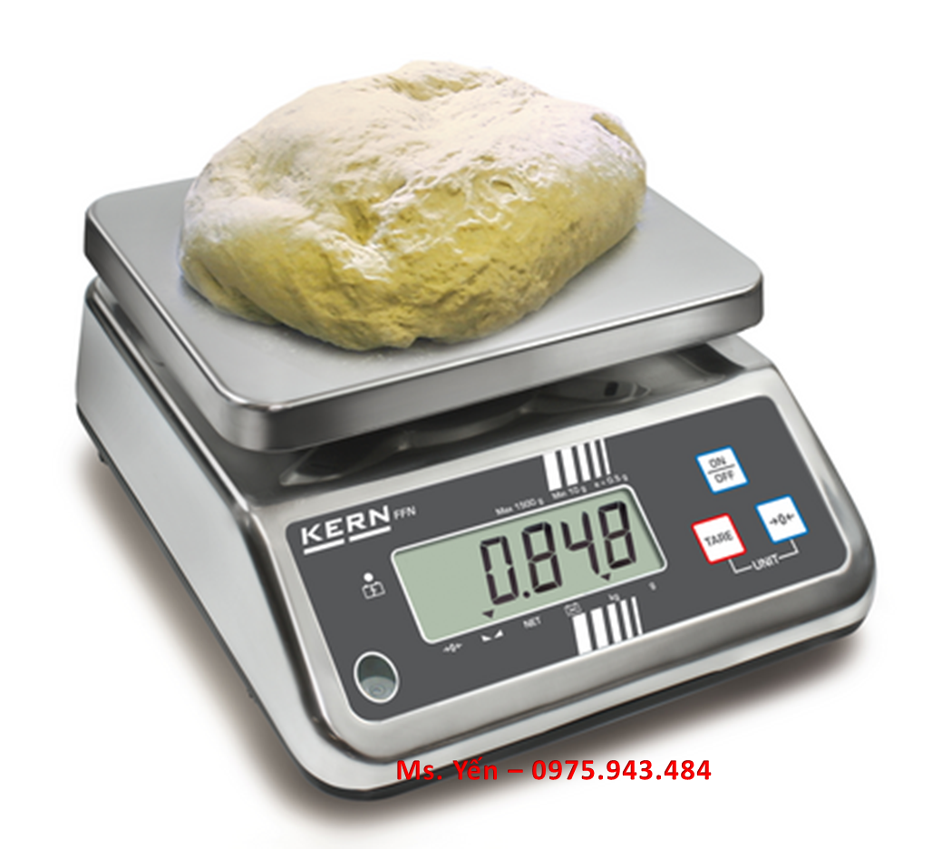 Cân điện tử để bàn 6kg 3 số lẻ Kern FFN 6K1IPN