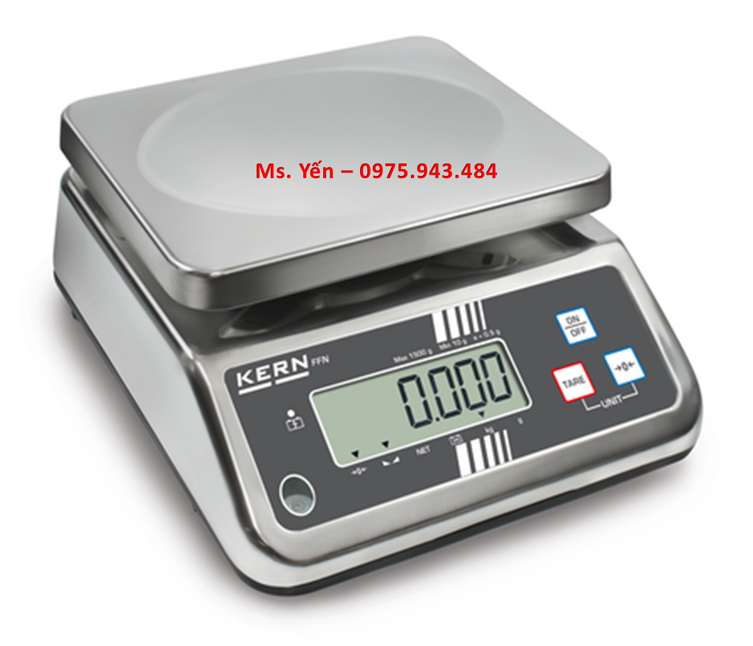 Cân điện tử để bàn 6kg 3 số lẻ Kern FFN 6K2IPM