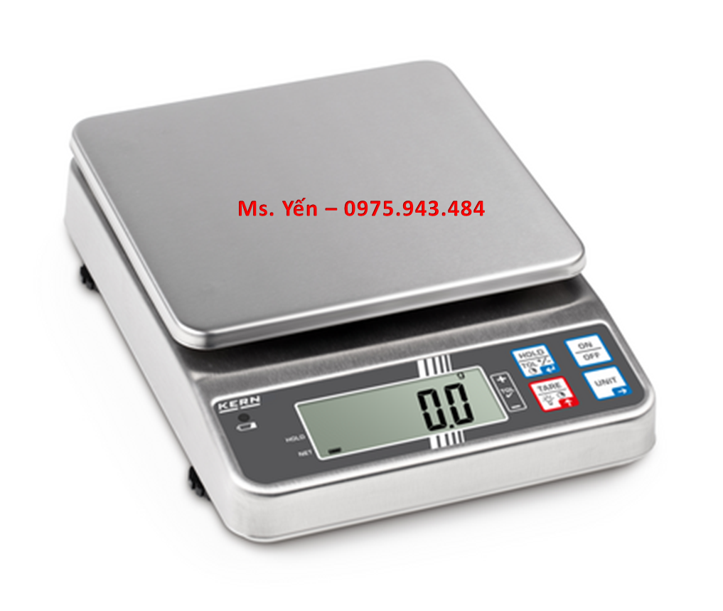Cân kỹ thuật để bàn 1500g 1 số lẻ Kern FOB 1.5K0.5