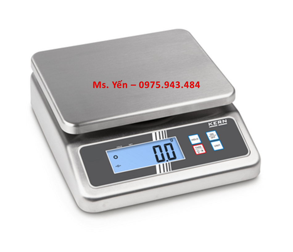 Cân điện tử để bàn 3000g 1 số lẻ Kern FOB 3K-4NL