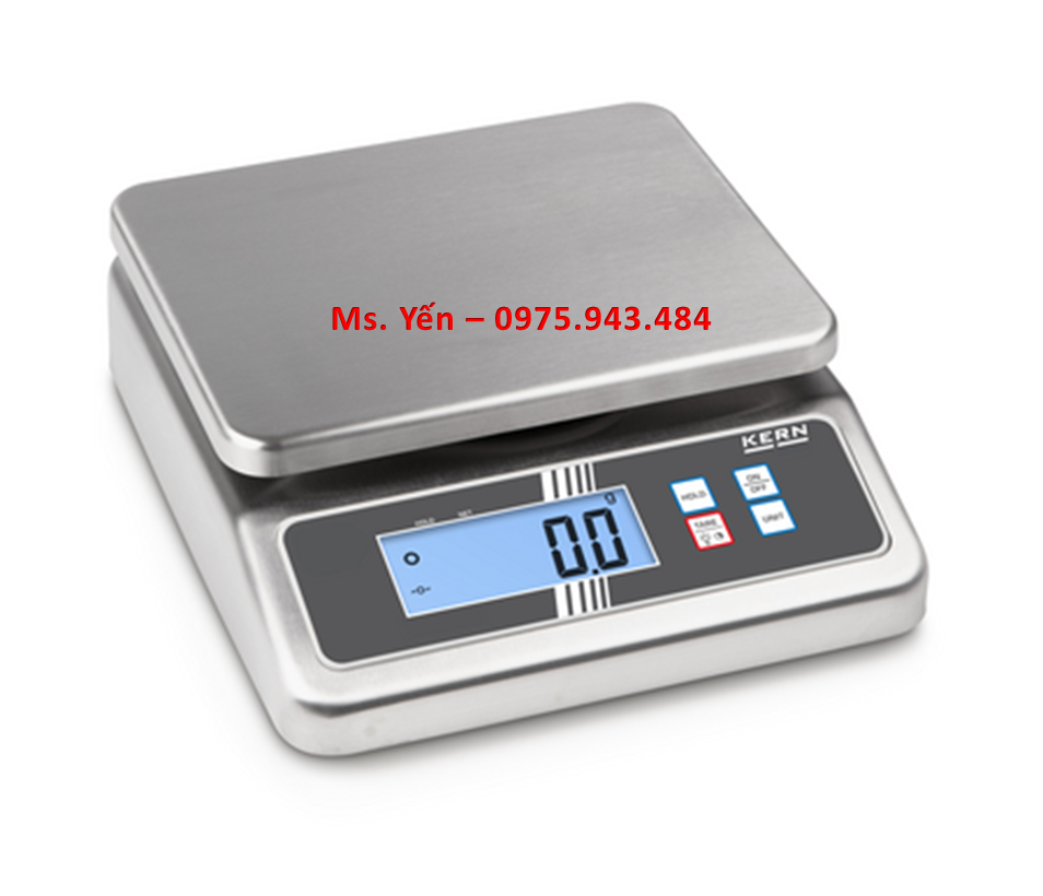 Cân điện tử để bàn hai dải 5000g/0.5g; 7500g/1g Kern FOB 7K-4NL