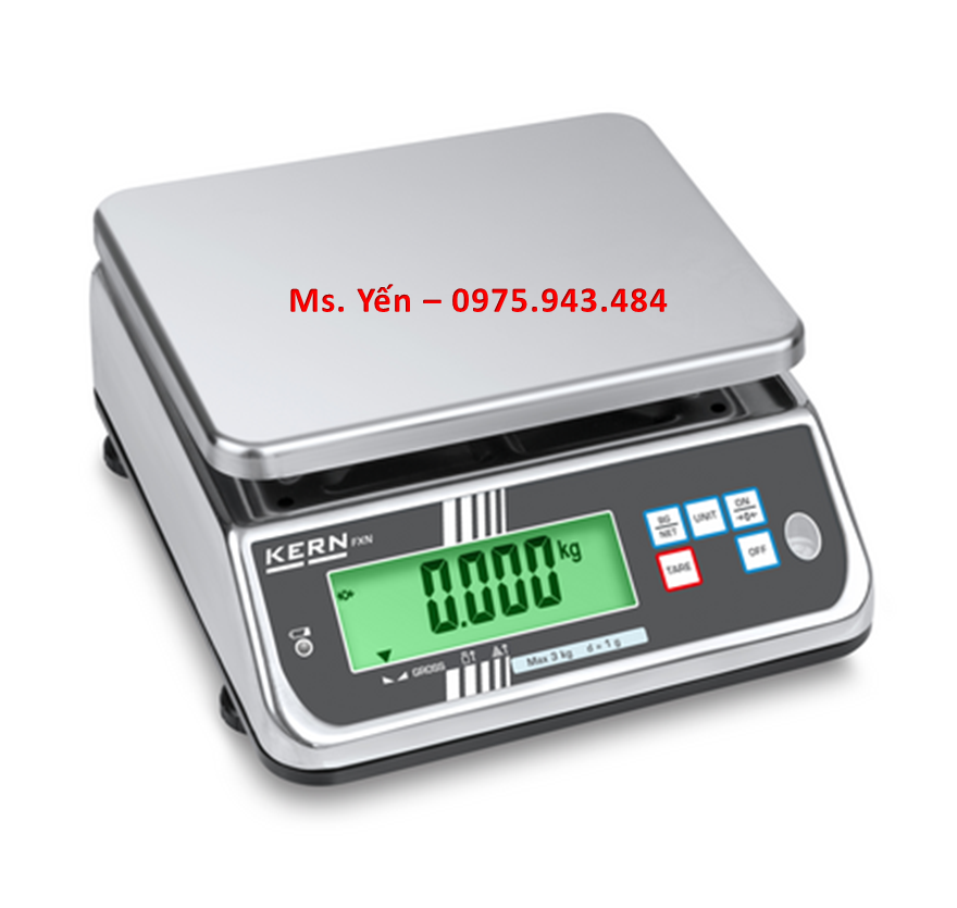 Cân bàn điện tử 6kg/ 0,001kg Kern FXN 6K-3N