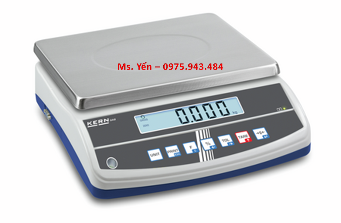 Cân điện tử Kern GAB 6K1DNM (3kg/ 0,001kg; 6kg/ 0,002kg)
