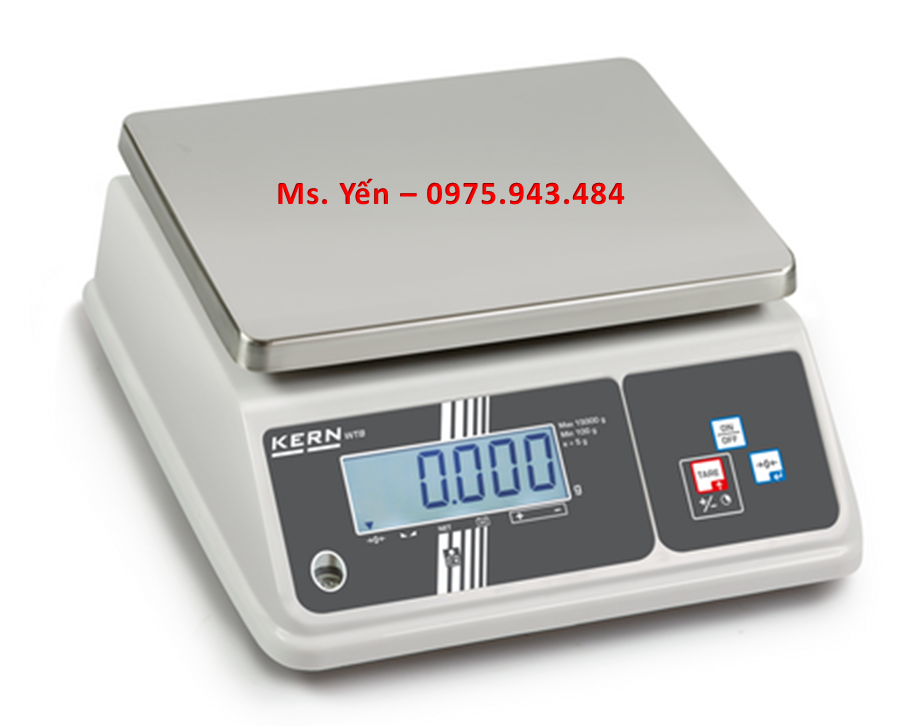Cân điện tử Kern 15000g/2g WTB 10K-3N