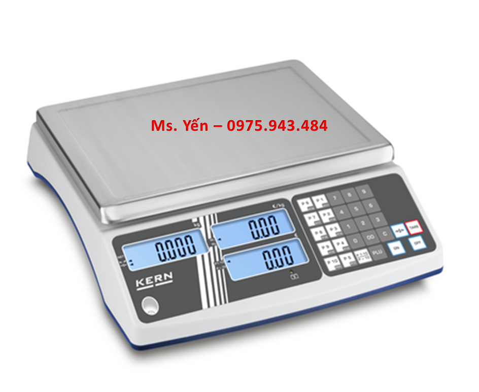 Cân tính tiền Kern RIB 10K-3M (6kg/ 0,002kg; 15kg/ 0,005kg)