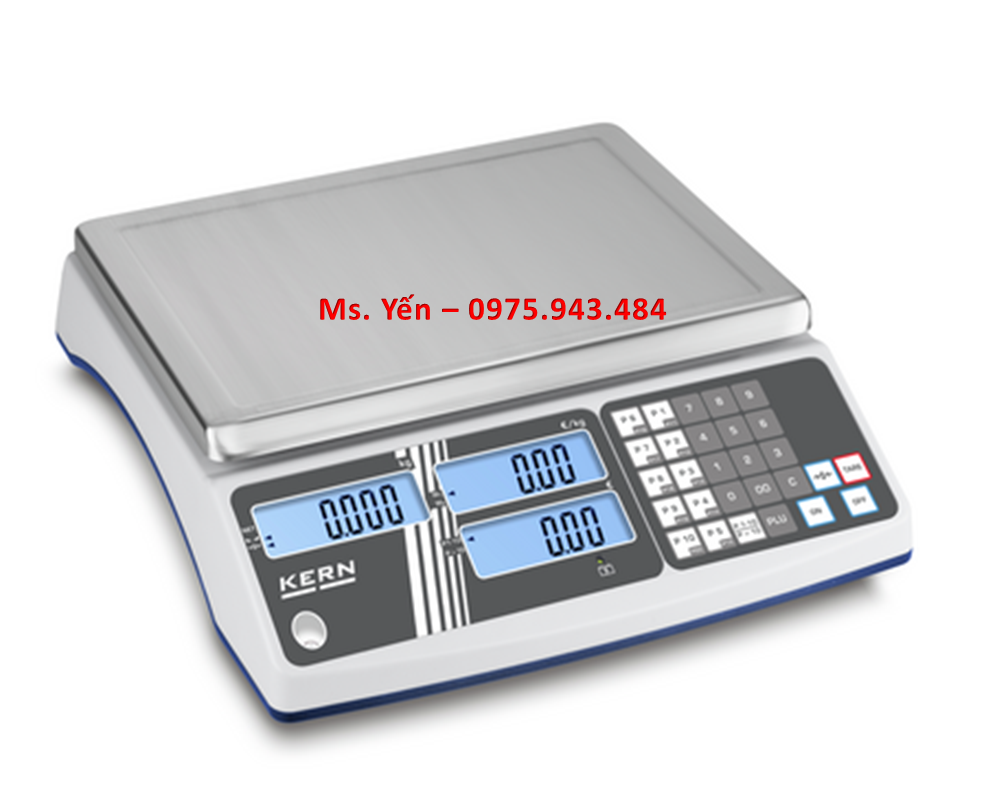Cân tính tiền Kern RIB 6K-3M (3kg/ 0,001 kg; 6kg/ 0,002 kg)